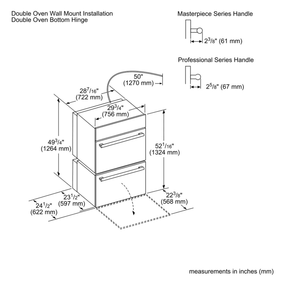 Horno Profesional Doble Wall Oven 30" Thermador - jamesandstevenmx