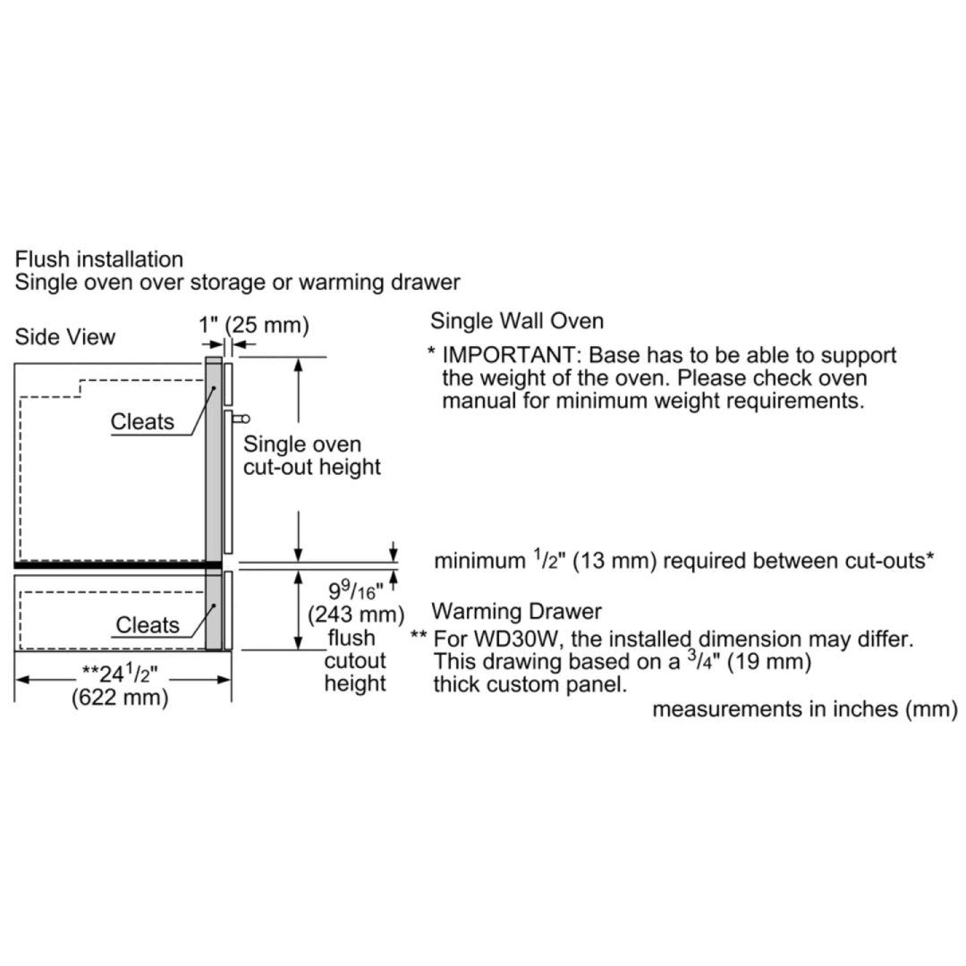 Horno de Pared Simple Masterpiece® 30" Thermador - jamesandstevenmx