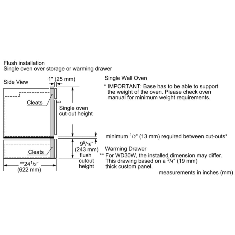 Horno de Pared Simple Masterpiece® 30" Thermador - jamesandstevenmx