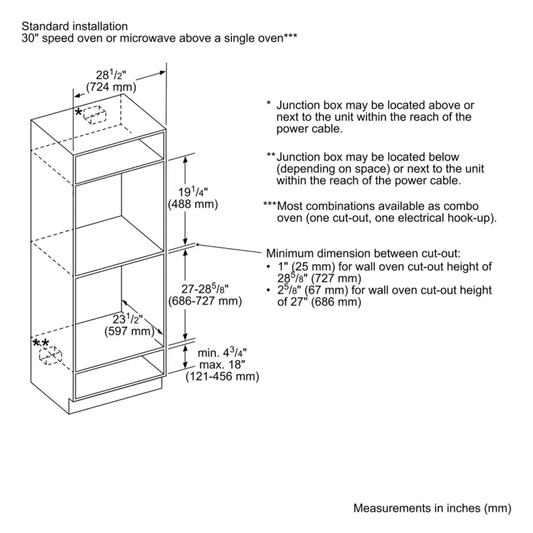 Horno de Pared Simple Masterpiece® 30" Thermador - jamesandstevenmx