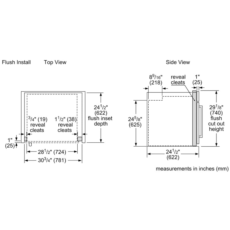 Horno de Pared Simple Masterpiece® 30" Thermador - jamesandstevenmx