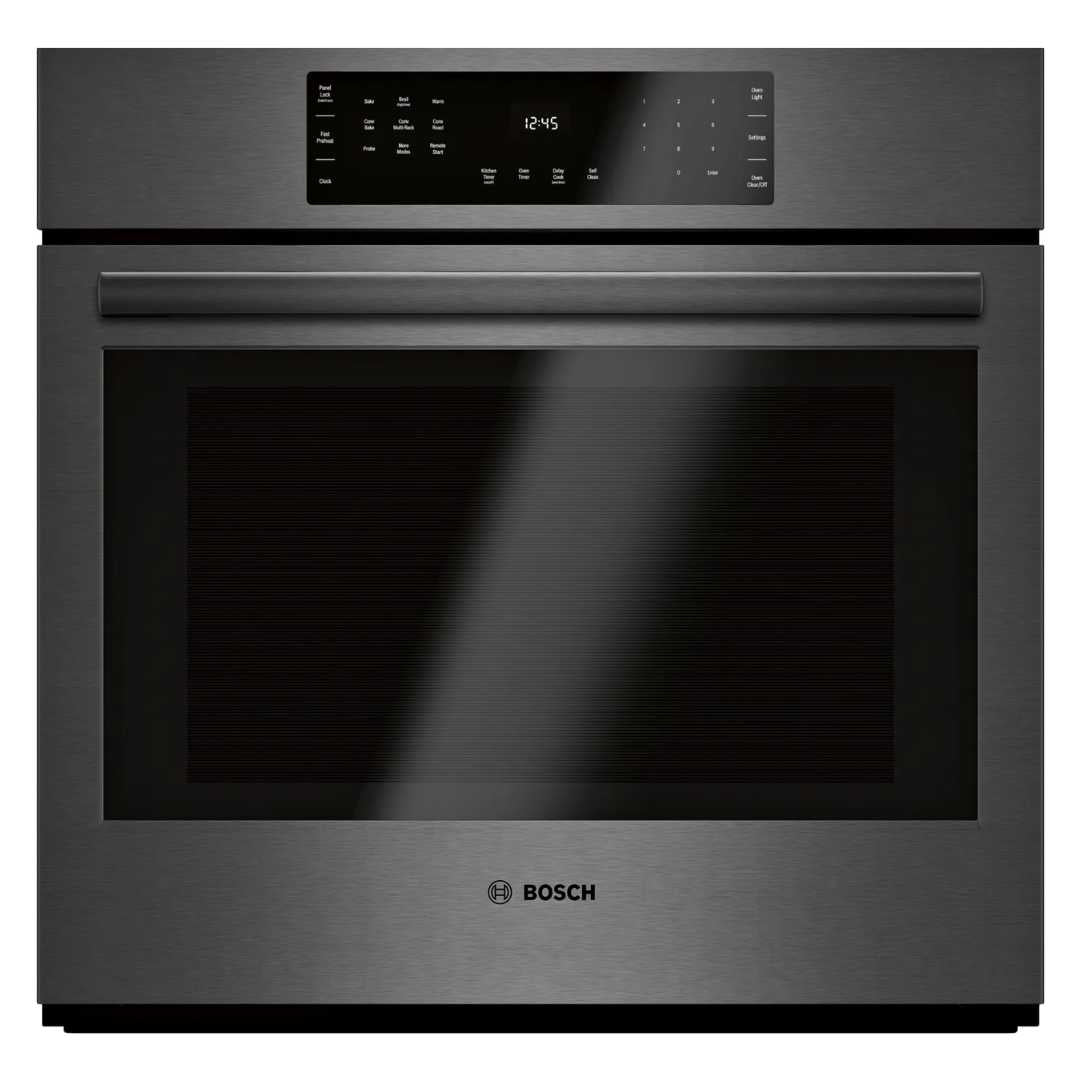 Horno de pared 30'' inox negro Serie 800 BOSCH