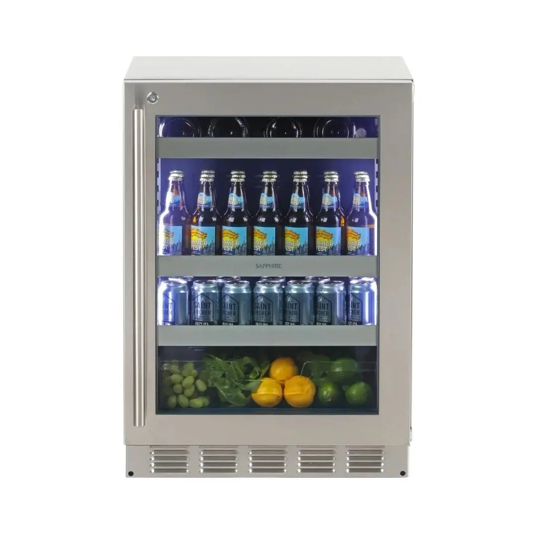 Centro de bebidas Acero inoxidable 24" SAPPHIRE - jamesandstevenmx