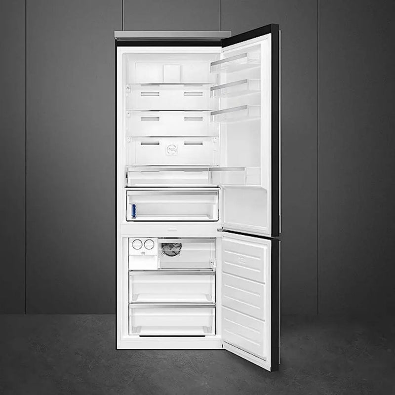 Refrigerador Bottom Mount negro SMEG - jamesandstevenmx