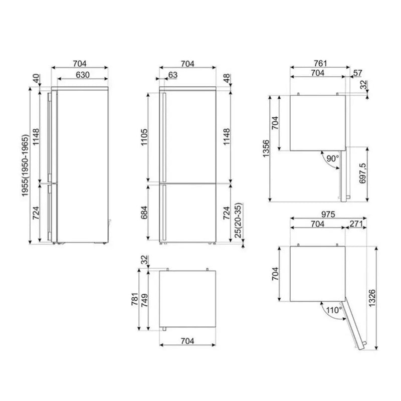 Refrigerador Bottom Mount SMEG - jamesandstevenmx