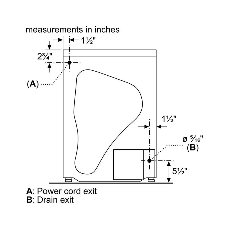 Secadora eléctrica de condensación sin ventilación inteligente de 24" BOSCH - jamesandstevenmx