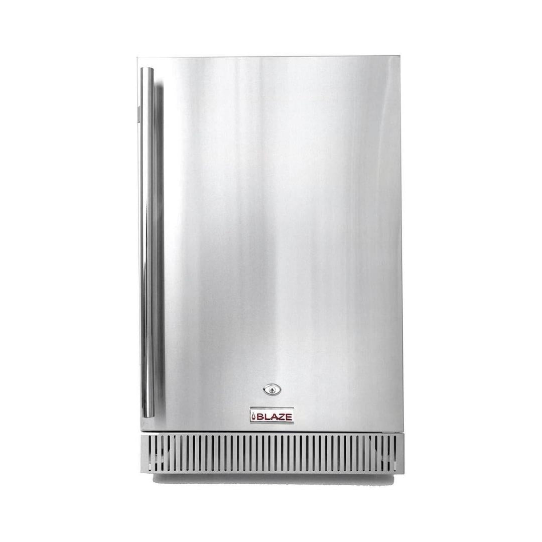Refrigerador compacto de acero inoxidable para exteriores, aprobado por UL BLZ-SSRF-40DH Blaze 4.1 Cu. Pie.
