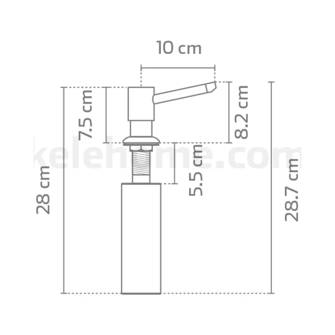Dispensador de jabón líquido KELE - jamesandstevenmx