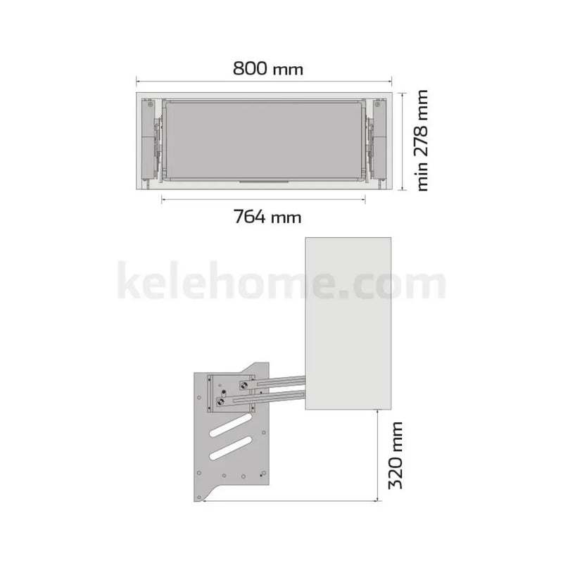 Canastilla Elevable De 2 Niveles KELE - jamesandstevenmx