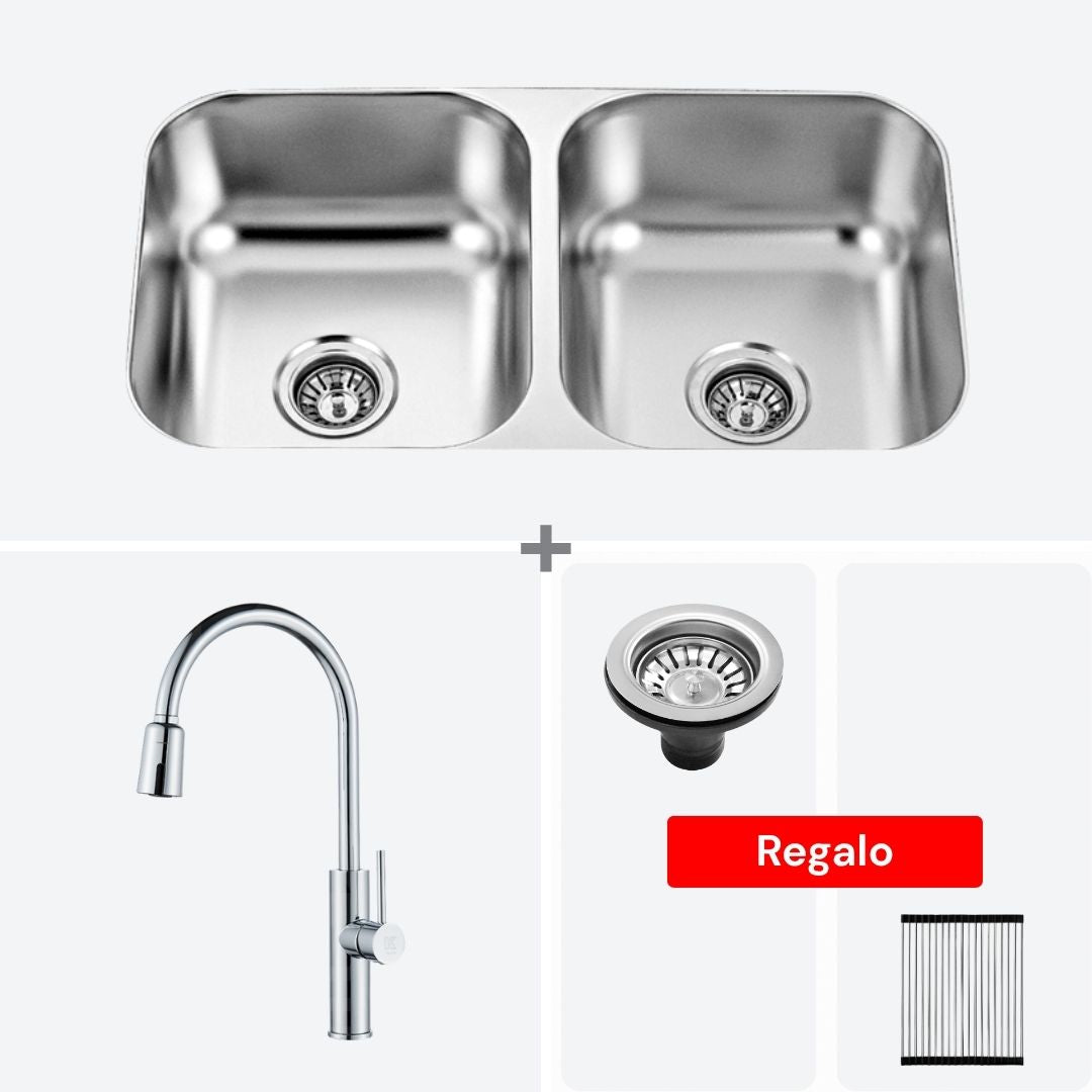 Kit Tarja + Llave Monomando Master combo 3  81.9 cm 32.2" KELE KUD3318-2/8  KB92125-AI