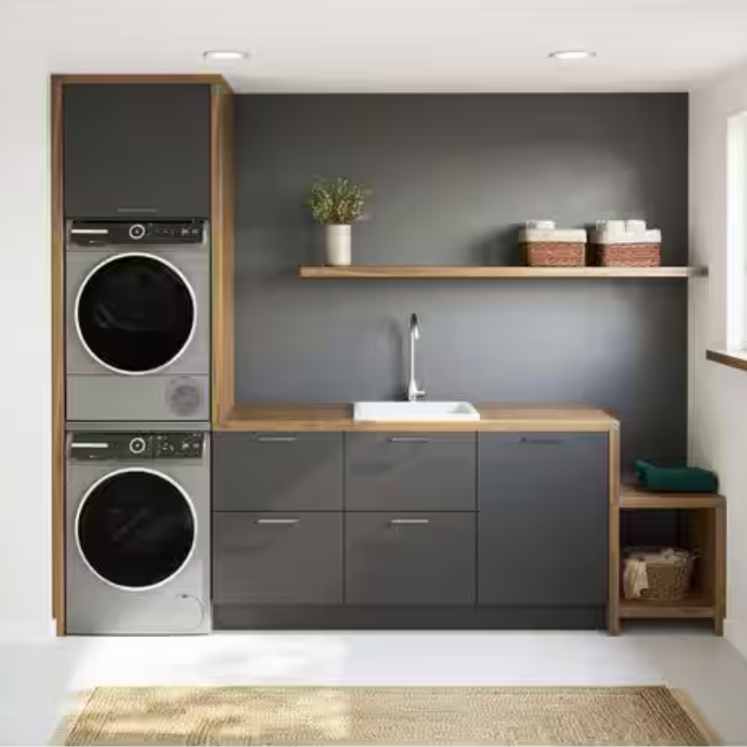 Kit de apilamiento de ropa con bandeja extraíble para lavadora y secadora 68.97 cm 27.16" BOSCH WTZ2750XUC