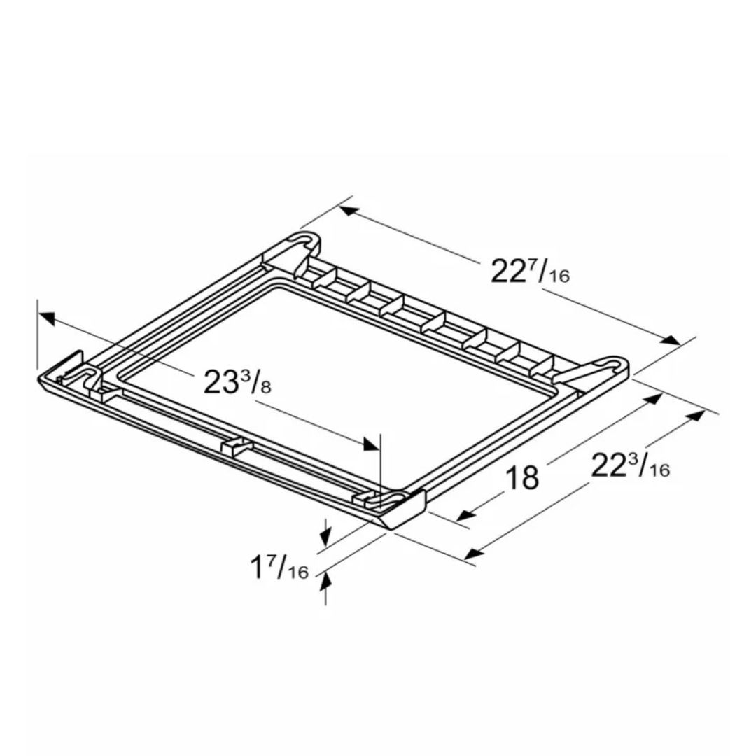 Kit de apilamiento de ropa para lavadora y secadora de carga frontal 54.99 cm 21.65" BOSCH WTZ2751XUC
