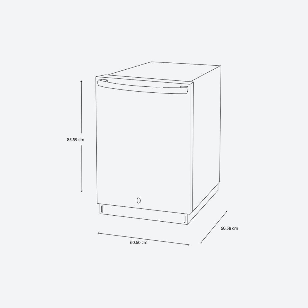 Lavavajillas Empotrable 16 servicios panelable GE Profile