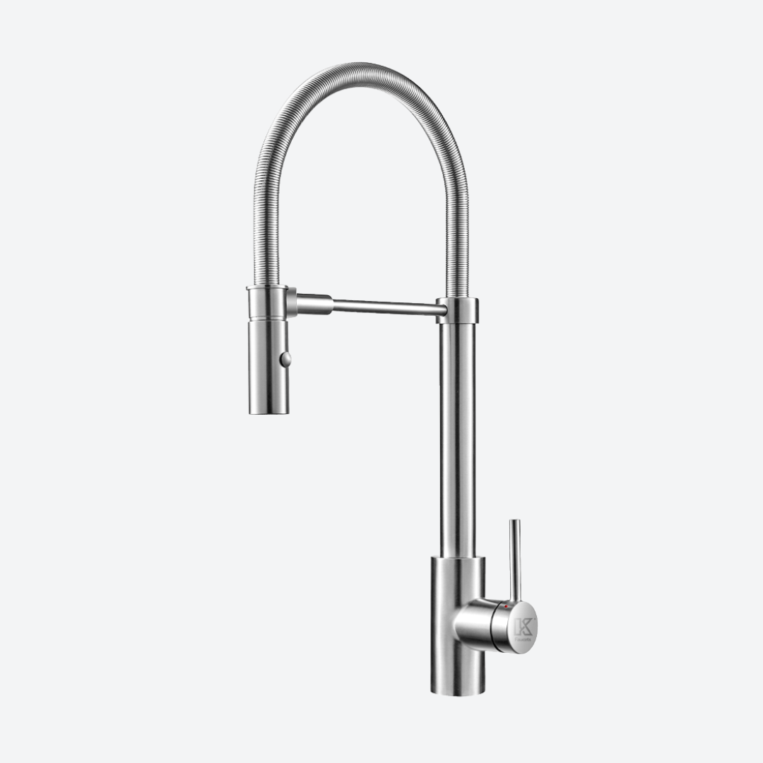 Llave Monomando cuello flexible 0.34 cm 0.1" KELE KSS1220