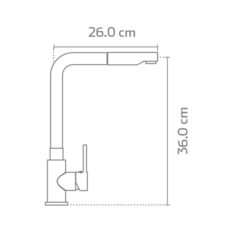 Mezcladora monomando minimalista KELE - jamesandstevenmx