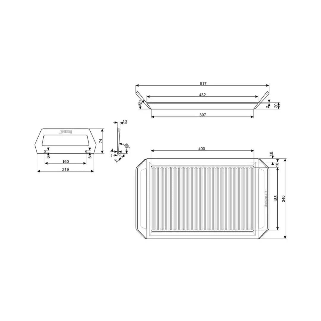 Modulo Grill universal SMEG - jamesandstevenmx