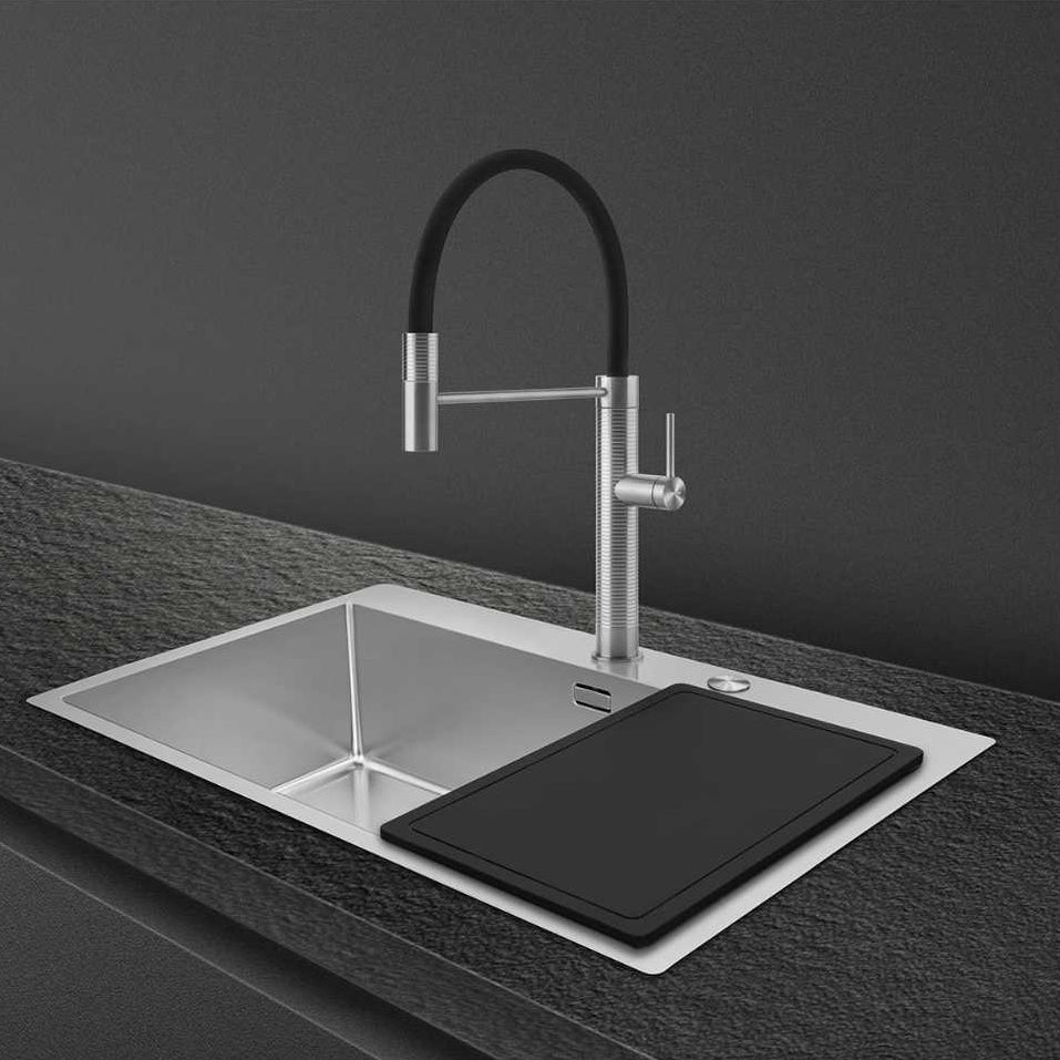 Monomando 24 cm Acero Inoxidable SMEG - jamesandstevenmx