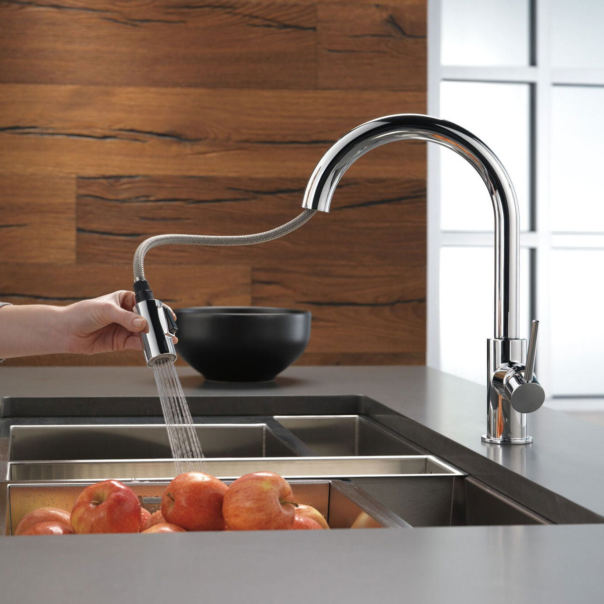 Monomando de Cocina Extensible - Trinsic Delta - jamesandstevenmx