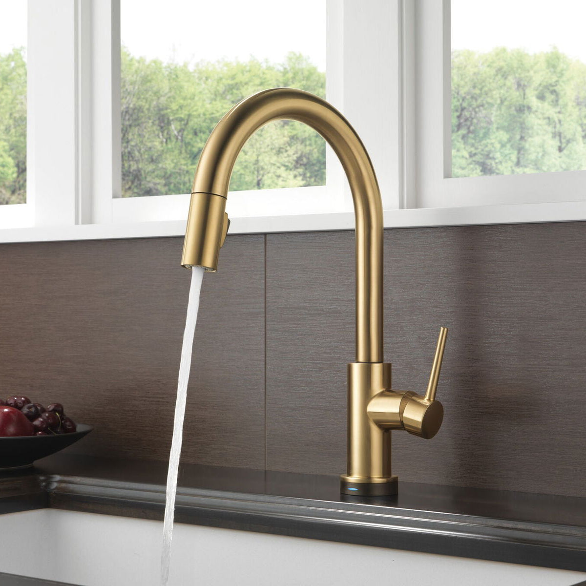 Monomando de Cocina Pull - Down con Tecnología Touch2o® Trinsic Delta - jamesandstevenmx