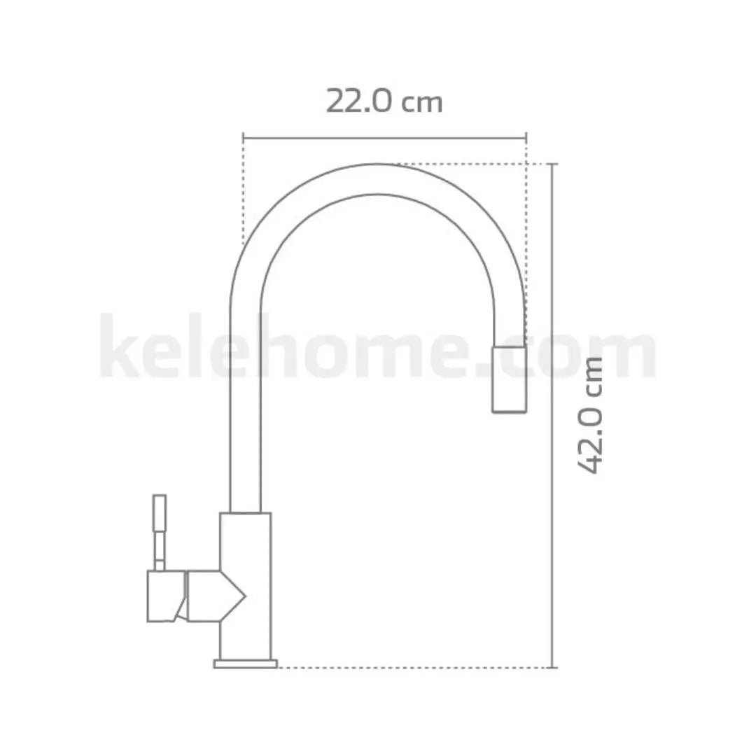 Monomando de Cocina para fregadero KELE - jamesandstevenmx