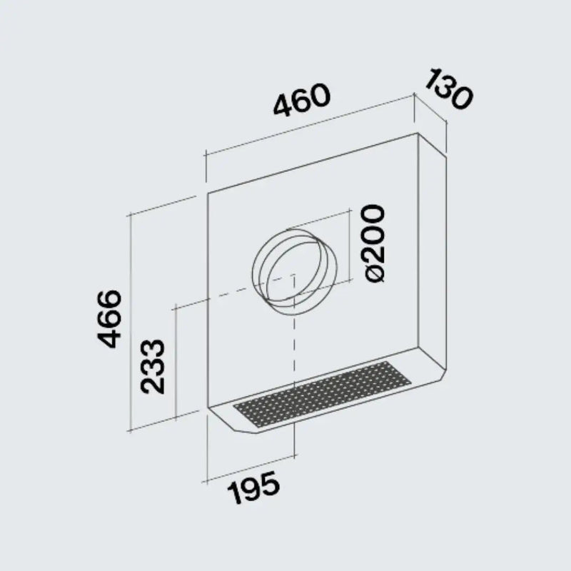 Motor exterior 1500 m³/h FALMEC - jamesandstevenmx