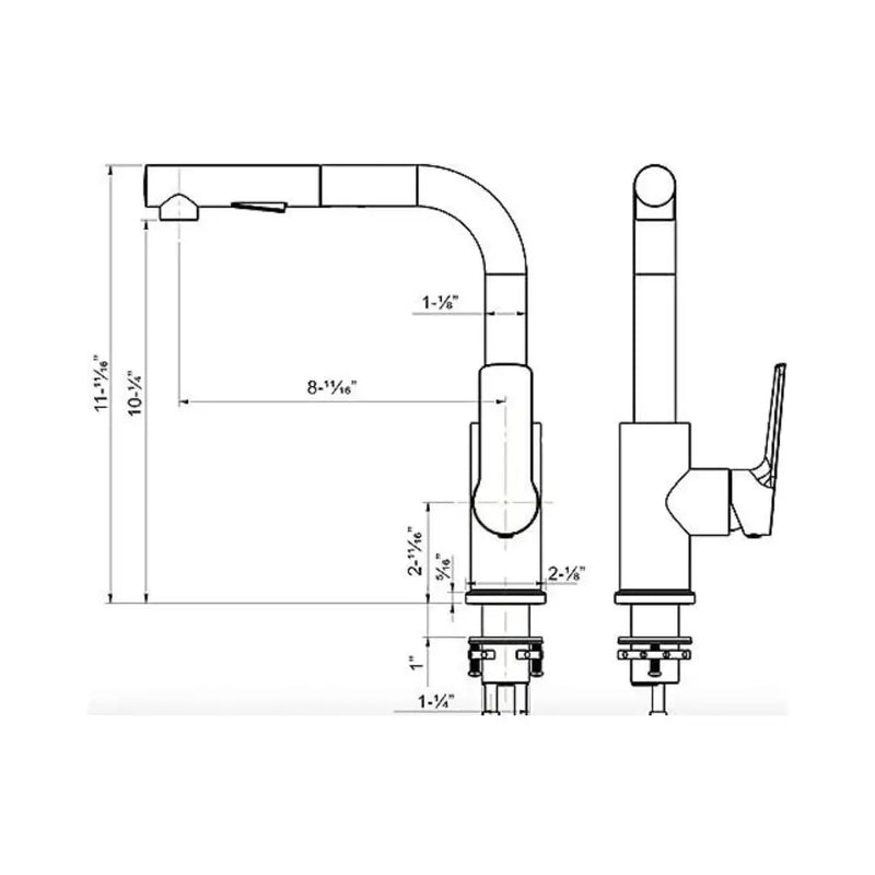 Llave de cocina desmontable cromada Poletti EK7859149C - jamesandstevenmx