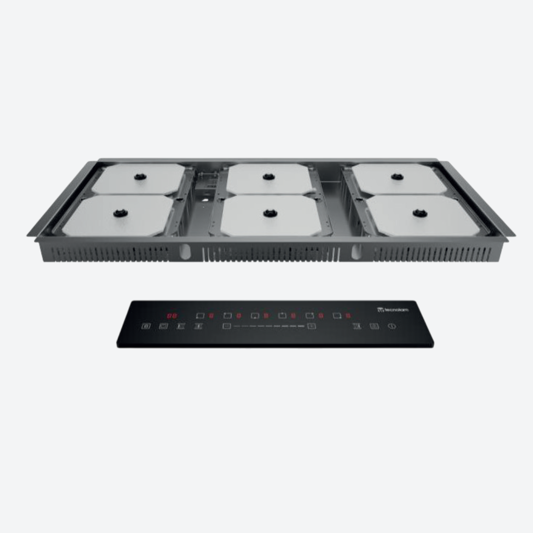 Parriilla de inducción panelable invisible 90cm 35.4" TECNOLAM MAGIC06