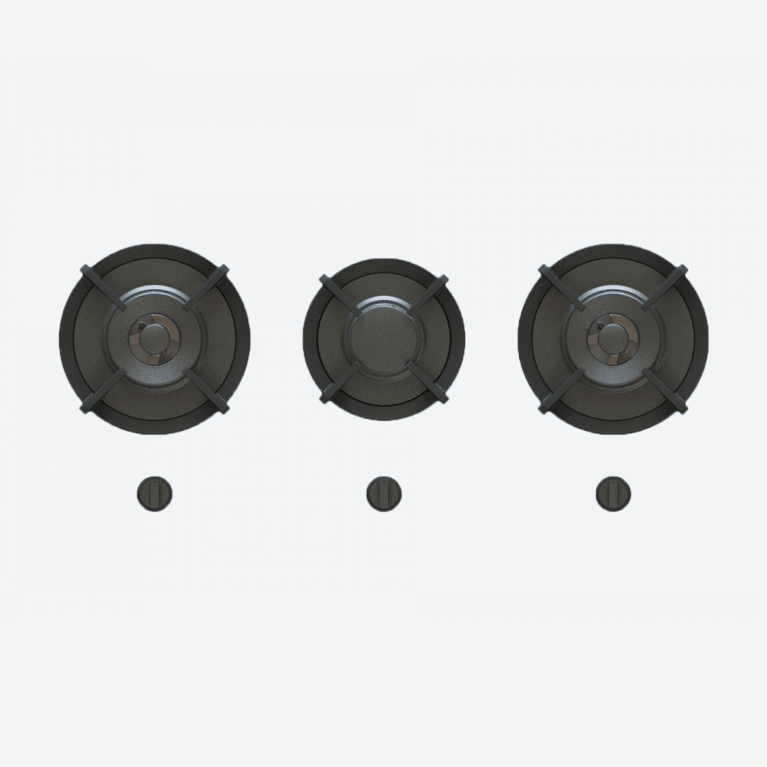 Parrilla de Gas Natural CUSIN 3 Quemadores 85.24 cm 33.56″ PITT COOKING 52.01.04.111