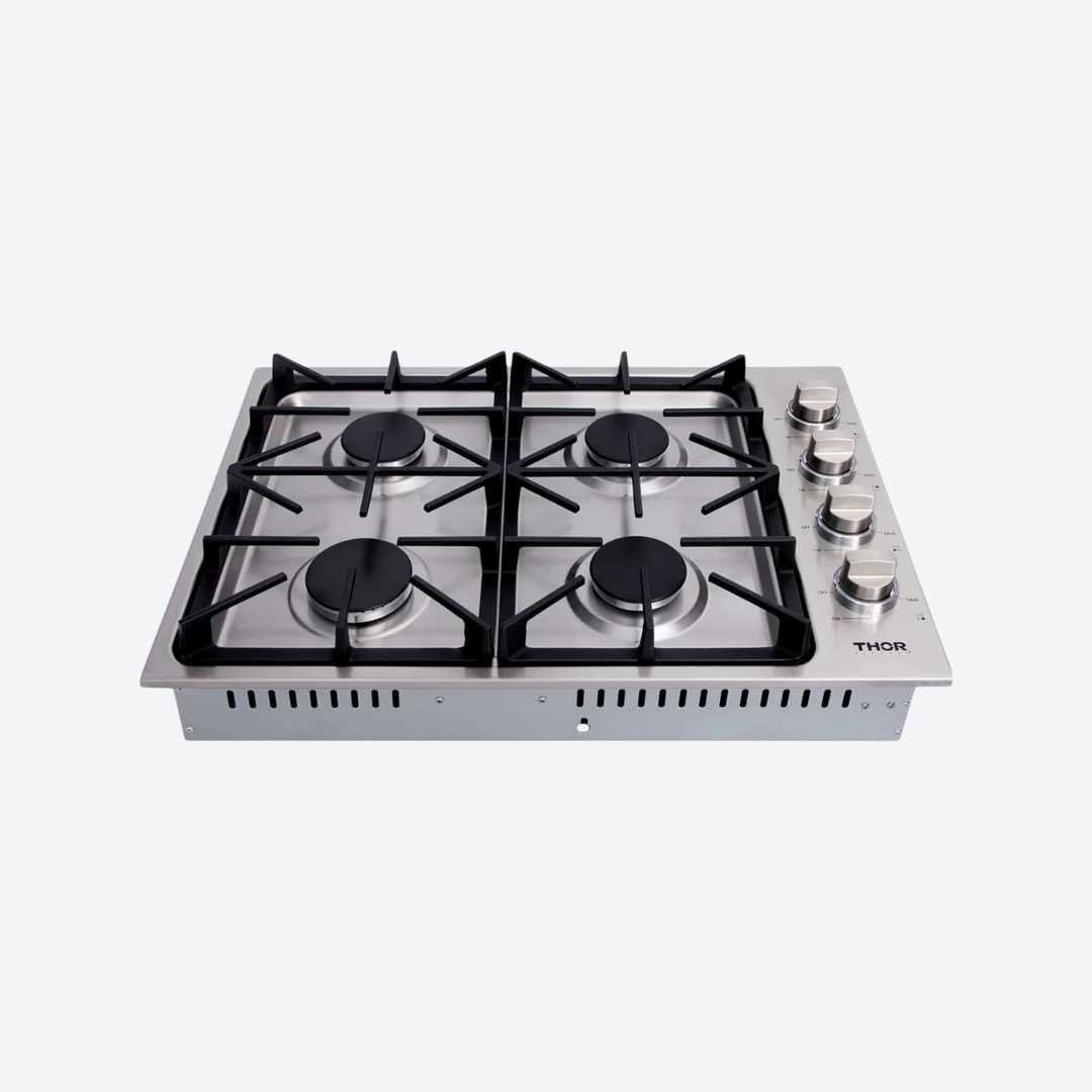 Parrilla de gas empotrable 30" (76cm) inox THOR TGC3001