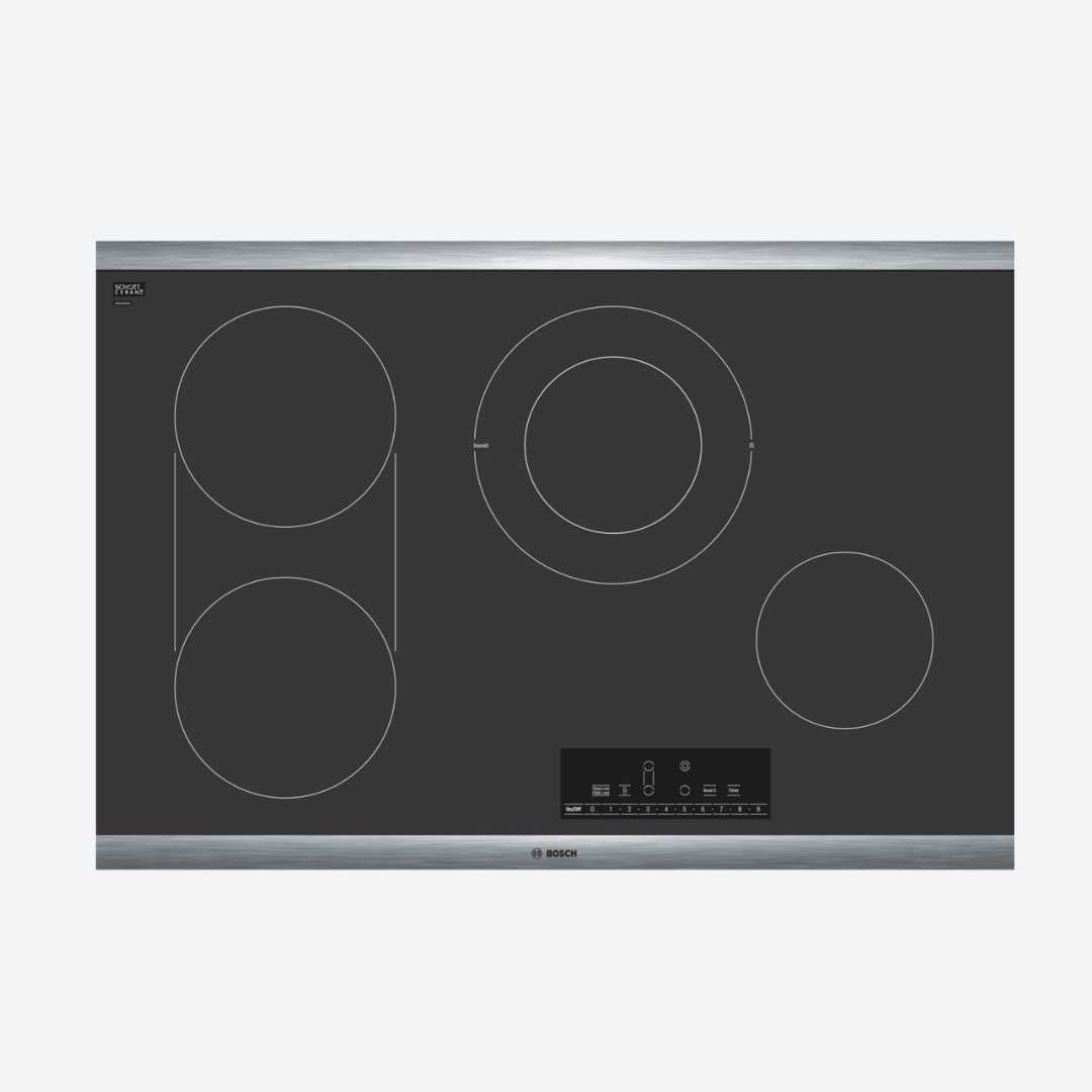Parrilla eléctrica vitrocerámica negra 78.74 cm 31" BOSCH NET8069SUC