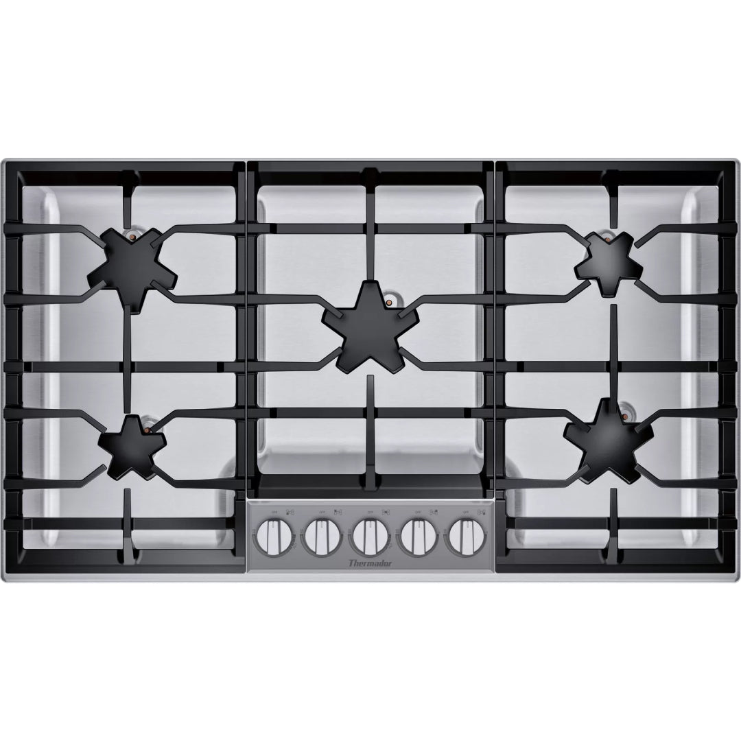 Pedestal Cocina a Gas 5 Quemadores Masterpiece 36" Thermador - jamesandstevenmx