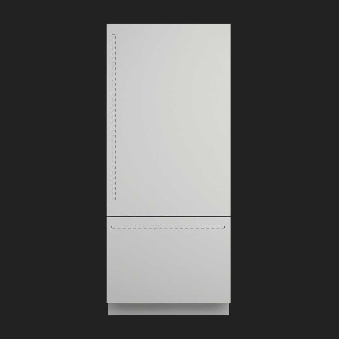 Refrigerador Bottom Drawer Bisagra Der Panelable 36" - FULGOR MILANO