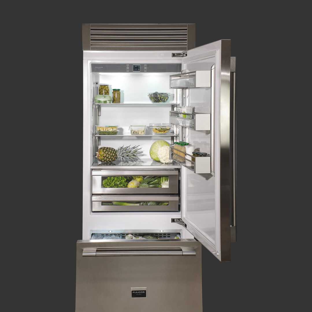 Refrigerador Bottom Drawer Bisagra Der Profesional 36" - FULGOR MILANO