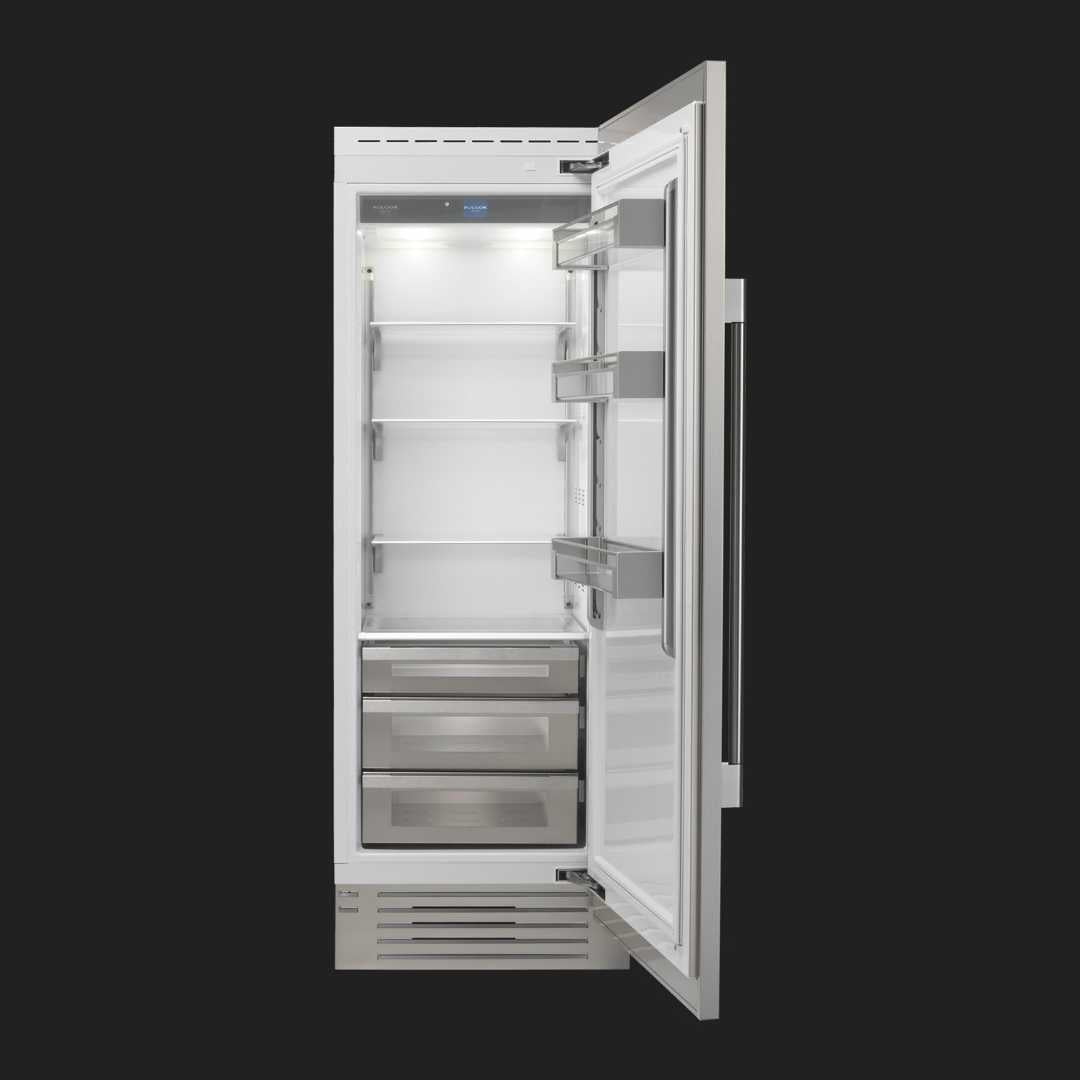 Refrigerador Columna Bisagra Der Inox 30" - FULGOR MILANO