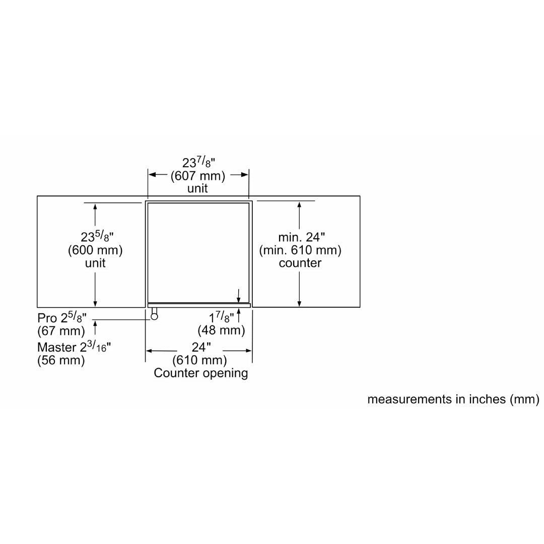 Refrigerador Bajo la Mesada Custom Panel de 24" Freedom® Thermador - jamesandstevenmx