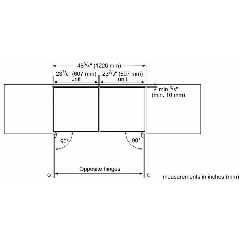 Refrigerador Bajo la Mesada Custom Panel de 24" Freedom® Thermador - jamesandstevenmx