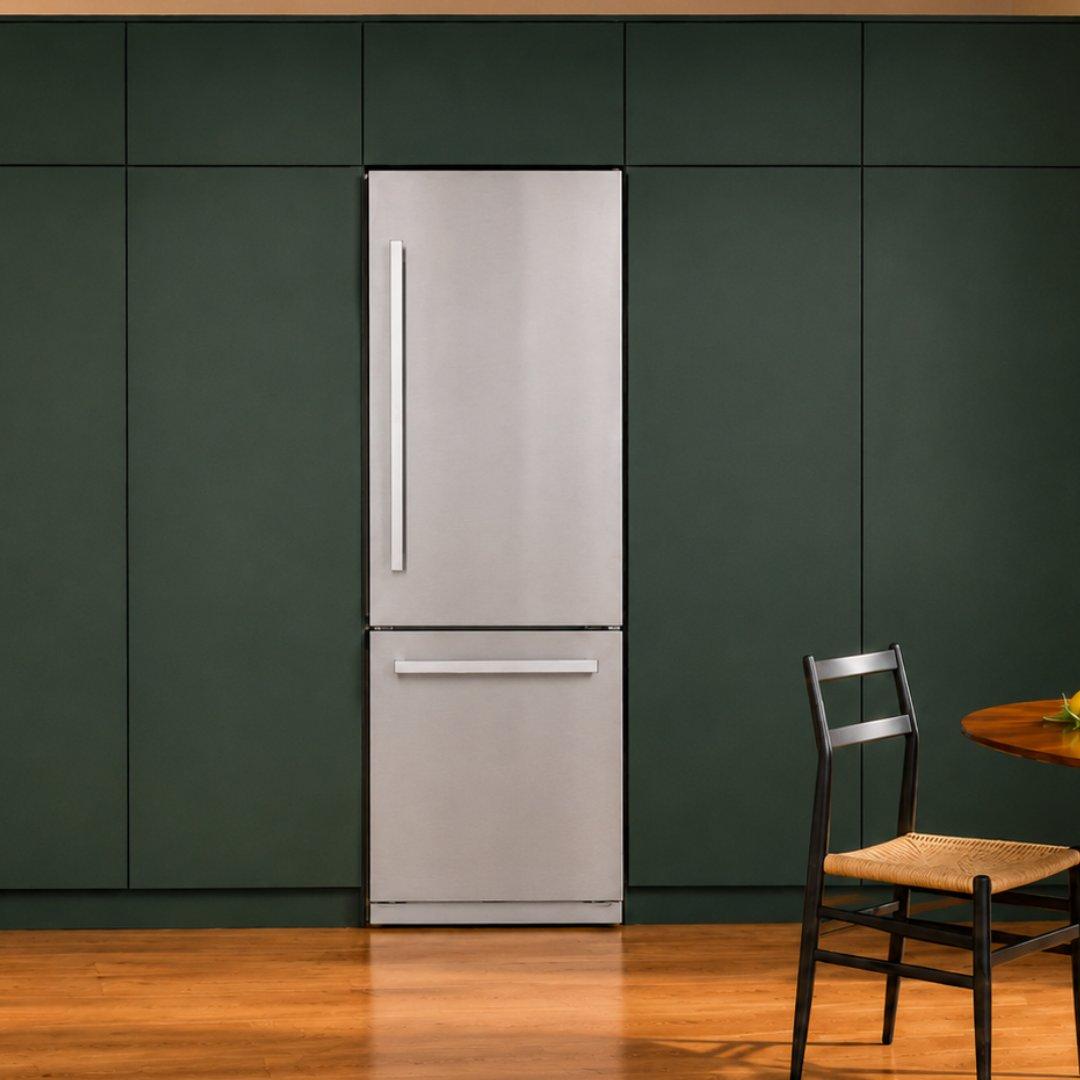 Refrigerador bottom mount panelable de 36" BERTAZZONI REF36BMBZPNV