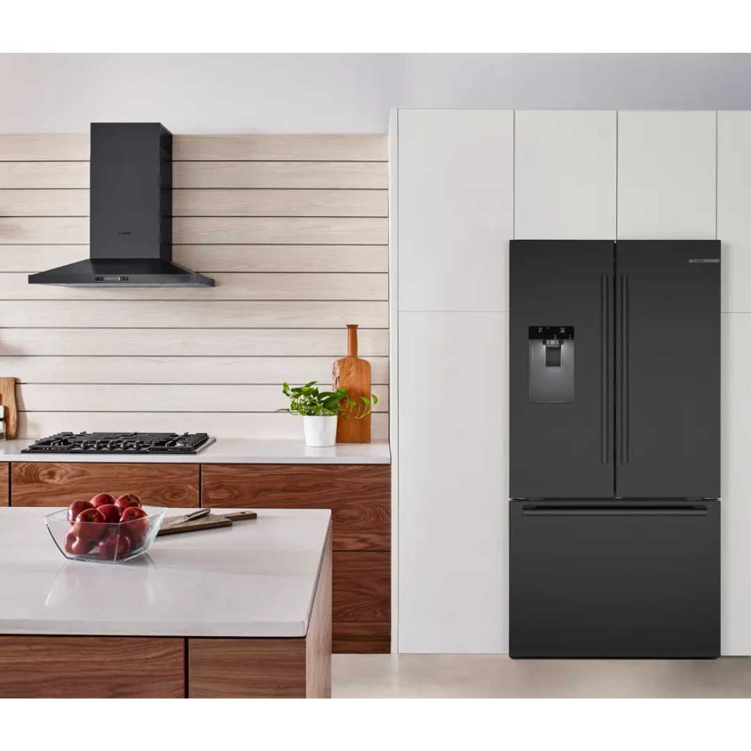 Refrigerador de 36" Serie 500 inox negro BOSCH