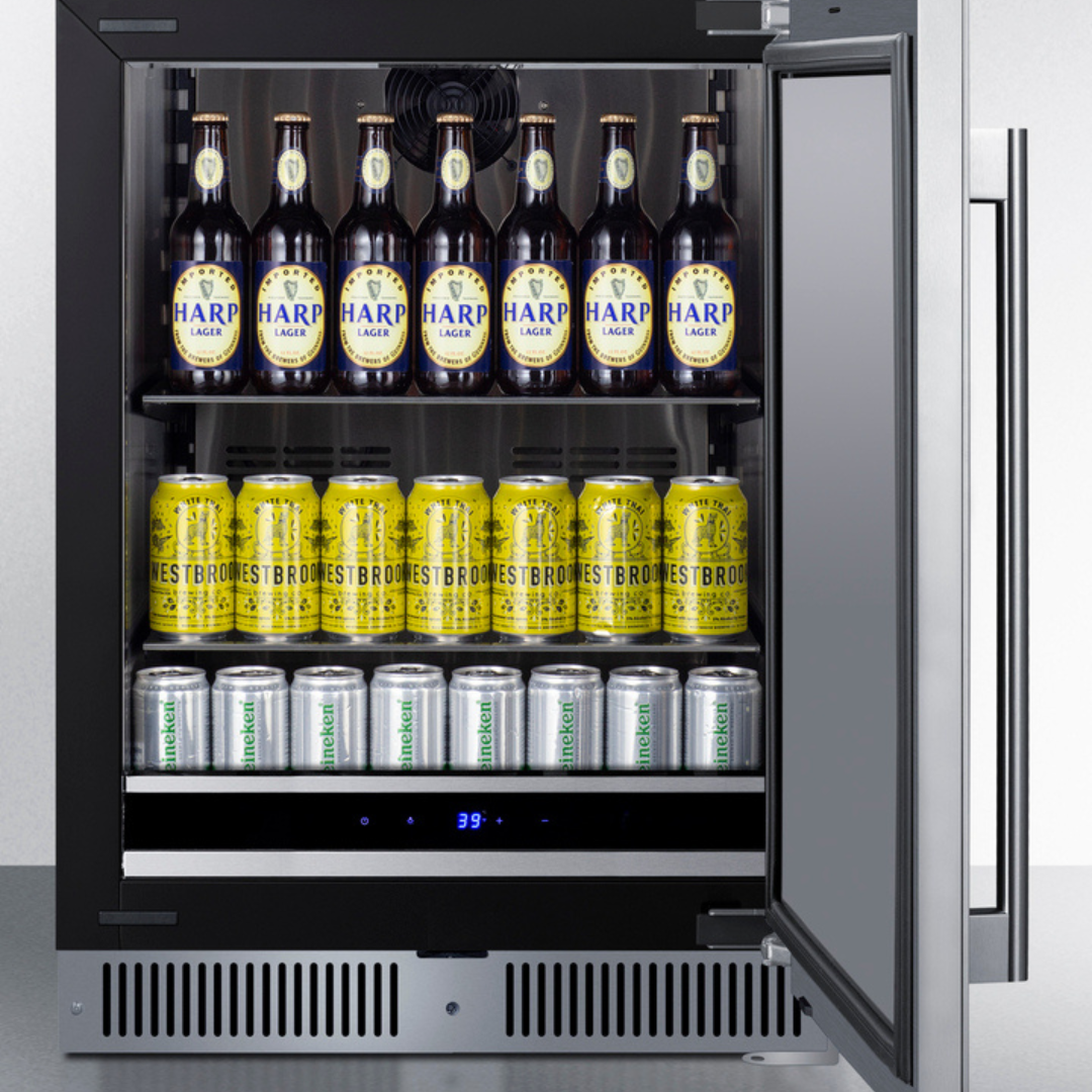 Refrigerador empotrado 59.4cm 23.38"SUMMIT SDHR2444LHD