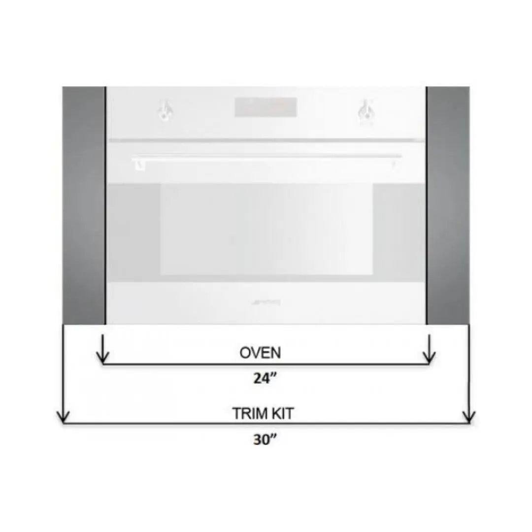 Trim kit para adaptar horno 24" a 30" SMEG - jamesandstevenmx