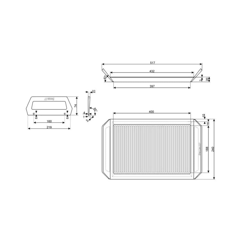 Grill universal SMEG - jamesandstevenmx