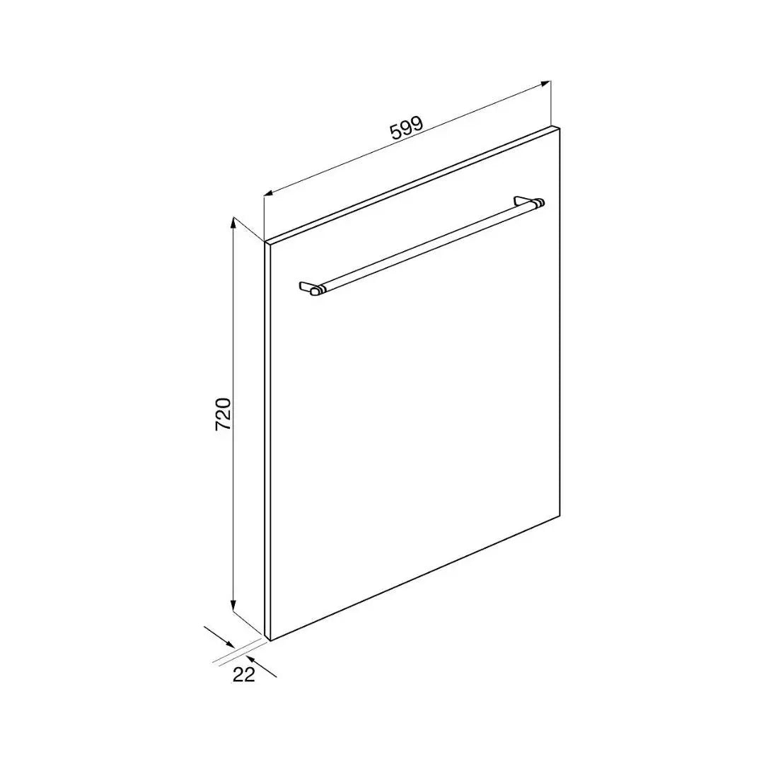 Kit puerta para lavavajillas acero inoxidable SMEG - jamesandstevenmx