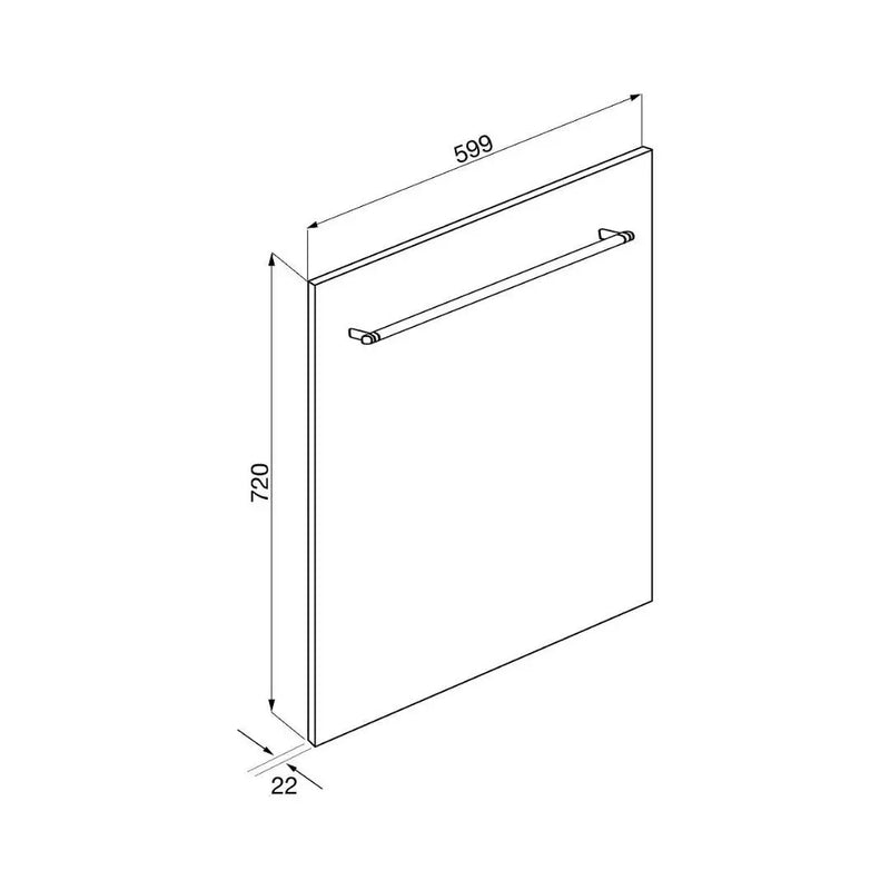 Kit puerta para lavavajillas acero inoxidable SMEG - jamesandstevenmx