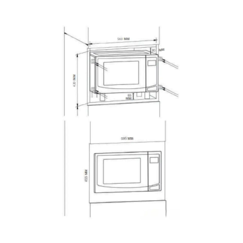 Horno de Microondas TECNOLAM - jamesandstevenmx