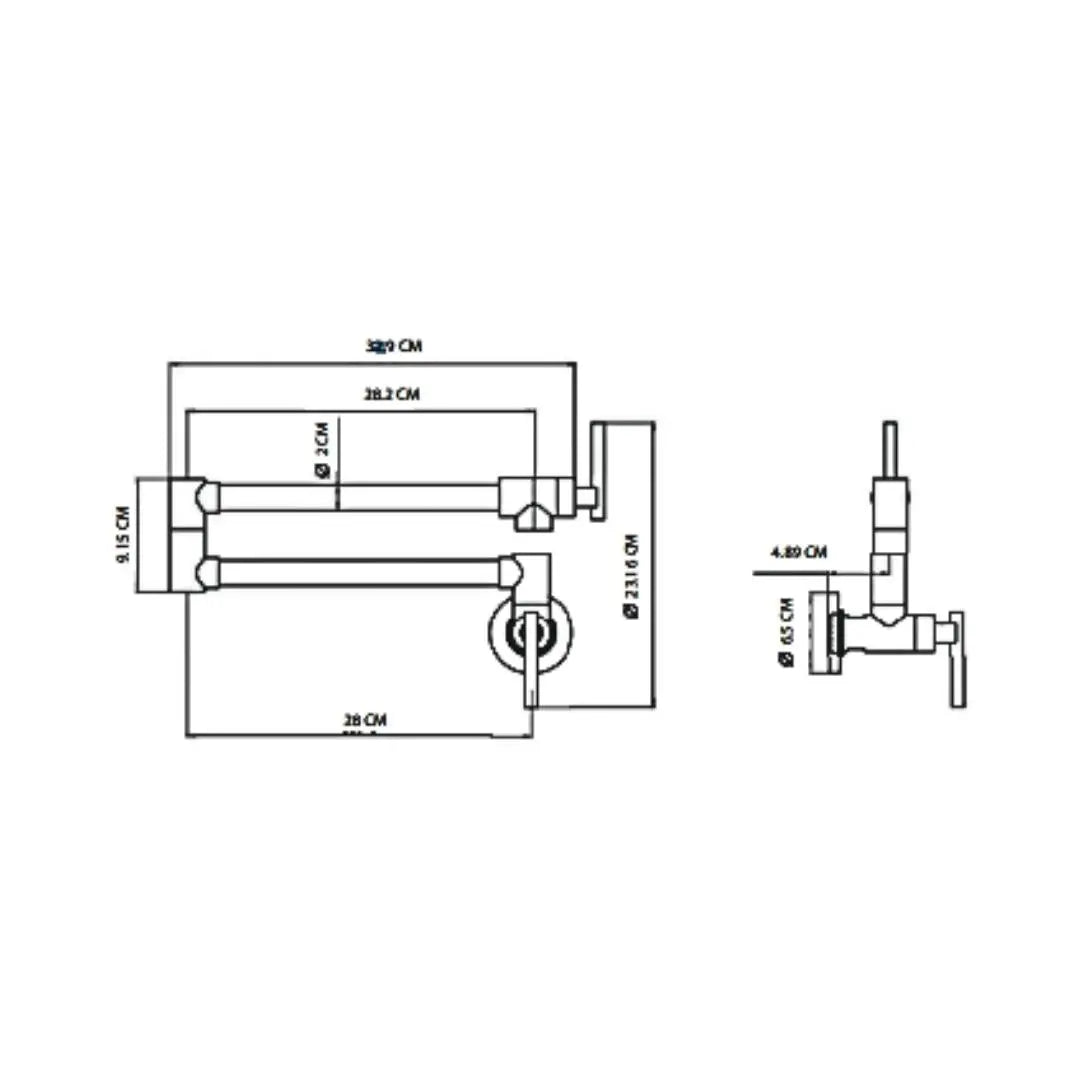 Grifo para cocina TECNOLAM - jamesandstevenmx