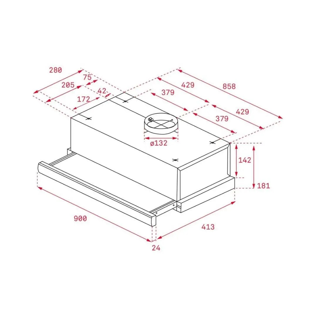 Campana extensible TL 9310 Inox TEKA - jamesandstevenmx