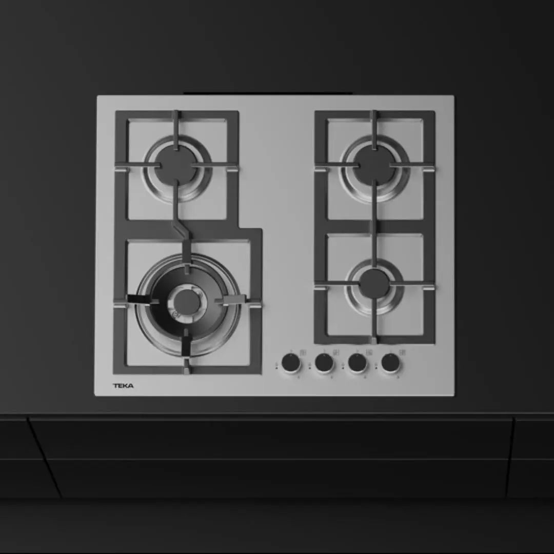 Parrilla de cocción a gas con 4 quemadores 60cm TEKA - jamesandstevenmx