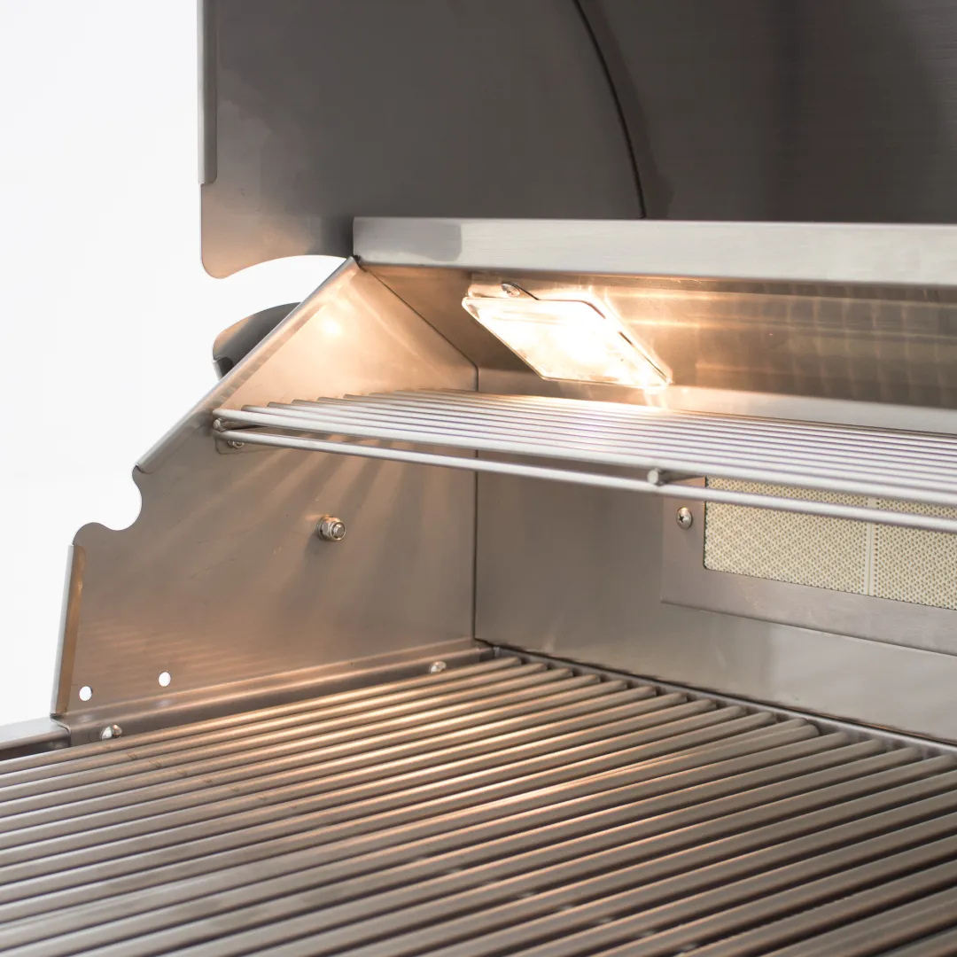 Asador de gas natural integrada de 4 quemadores acero inoxidable 82.55 cm 32.50″ BLAZE BLZ-4LTEPRO-LP/NG