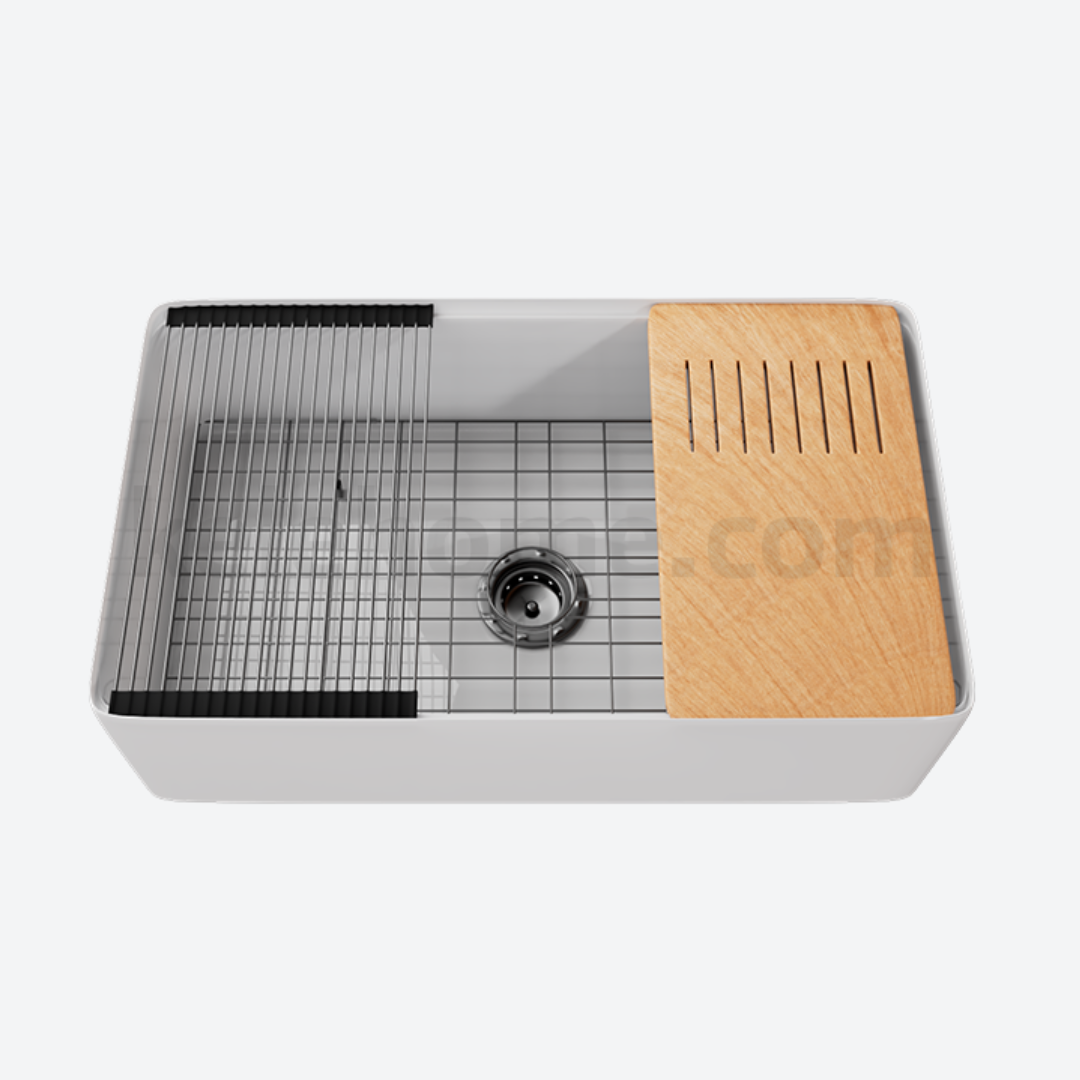 Tarja de cerámica con faldón 83.5 cm 32.9" KELE KCS3320A