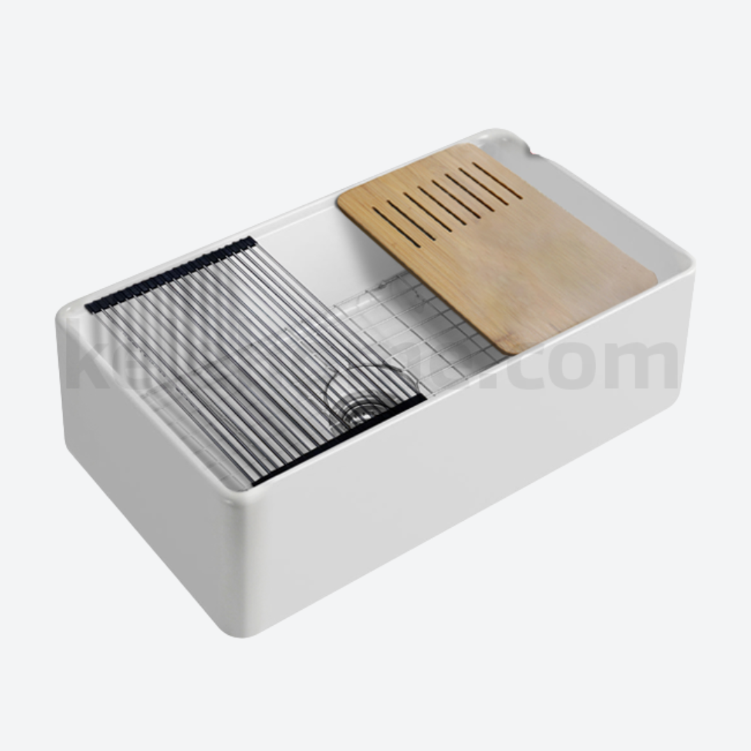 Tarja de cerámica con faldón 83.5 cm 32.9" KELE KCS3320A